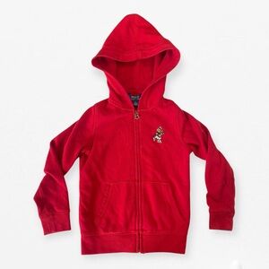 Polo Ralph Lauren Little Girls Full-Zip Ice Skating Bear Hoodie 5